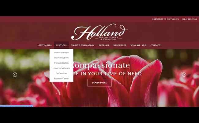 Holland Funeral Home Monroe NC 2023 Best Info