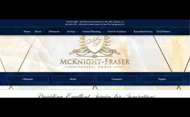 McKnight Fraser Funeral Home Obituaries 2023 Best Info