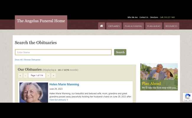 Angelus Funeral Home Obituaries Corpus Christi 2023 Best Info